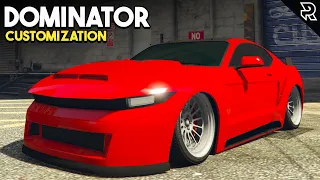 GTA 5 Online - Vehicle Customization - Vapid Dominator GTS (Ford Mustang GT)