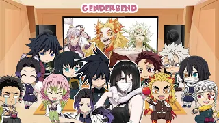 Hashiras React to Genderbend / Gender Swap AU Hashira Version (Demon Slayer)