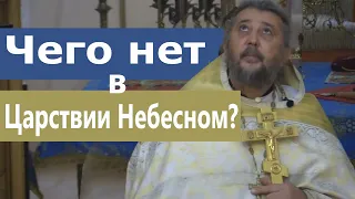 ЧЕГО НЕТ В ЦАРСТВИИ НЕБЕСНОМ? Священник Игорь Сильченков.