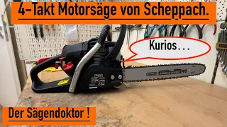 4-Takt Kettensäge sehr Kurios! Der Test ! #sägendoktor #motorsäge #kettensäge #stihl #kuriositäten