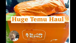 Huge Temu Haul Part 1 // My First Temu Haul // Genius Home Hacks that saves you money and time 😊
