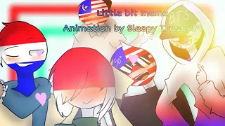 Little bit meme (countryhumans ft. Indonesia, Netherlands, s. Korea, America, malay)