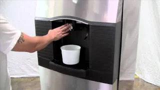 Manitowoc Full Size Cube Ice Machine - Indigo Series w/ Hotel Dispenser Video (ID-0303W_SFA-291)