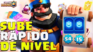 CÓMO SUBIR FÁCIL y RÁPIDO a NIVEL 54 ⭐NIVEL 15⭐ en Clash Royale 2024 CONSEJOS/TIPS - Sergio1722