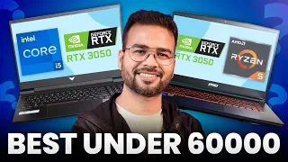 Best Laptop under 60000 in India 2023 | HP Victus vs MSI GF63 | i5 RTX3050 VS Ryzen 5 RTX3050