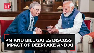 PM Modi engages in candid chat with Bill Gates, discusses impact of Deepfake and AI