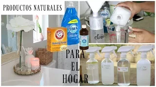 LOS MEJORES PRODUCTOS NATURALES PARA LIMPIAR TU HOGAR