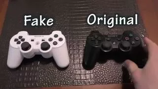 COMPARISON: PS3 Controller - Fake Ebay "Hong Kong" Version vs Sony's Original