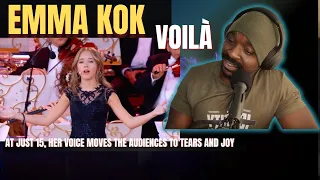 "Amazing Performance: Emma Kok, 15, Sings 'Voilà' – André Rieu, Maastricht 2023"reaction with_kings