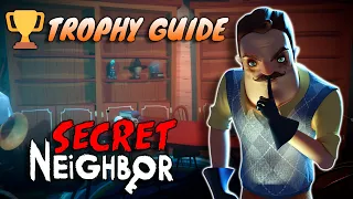 TROPHY GUIDE + EVENT INSTRUCTIONS | Secret Neighbor NEW UPDATE!