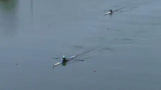 20240504 戸田マスターズレガッタ M1X H　パルテ会　熊谷さん　力漕