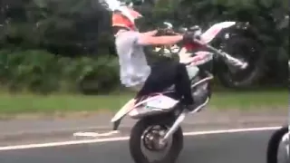 Ktm exc 450 six days wheelie 1.6 mile