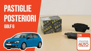 Cambio pastiglie posteriori Golf 6 🚗