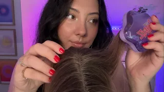 ASMR Scalp and Brain Massage for your relaxation + Hair Play 💆‍♀️💆‍♂️