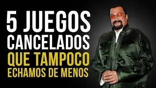 5 JUEGOS CANCELADOS que tampoco ECHAMOS DE MENOS