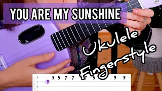 YOU ARE MY SUNSHINE EASY UKULELE FINGERSTYLE PLAYALONG