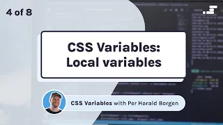 Local variables | CSS variables (CSS custom properties)