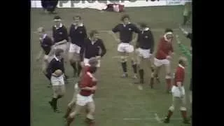 Scotland v Wales at Murrayfield 1975