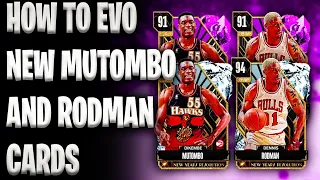 HOW TO EVO DIKEMBE MUTUMBO AND DENNIS RODMAN TO DIAMOND FAST AND EASY IN NBA 2K24 MyTEAM!!