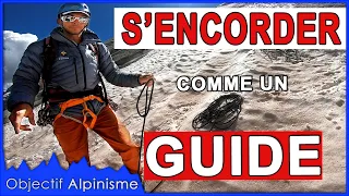 TUTORIEL : S'ENCORDER SUR UN GLACIER ET ANNEAUX DE BUSTE - ÉCOLE DE GLACE #2