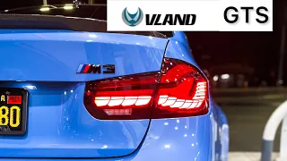 VLAND OLED GTS TAIL LIGHTS INSTALLED ON MY BMW F80 M3, DIY ( Fits 4 Series F30/F36/F82)