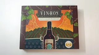 Распаковка дополнения "Vinhos Deluxe Edition: Expansion Bundle"