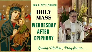 Jan. 6,  2021 | Rosary, Novena to Our Mother of Perpetual Help and Holy Mass  by Fr. Dave Concepcion