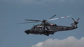 My view of RIAT Friday 15th July 2022 the Leonardo AW149 Helicopter Display 4K