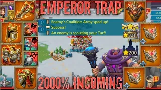 lords mobile: EMPEROR T3 RALLY TRAP BREAKING GAME!! 2000% RALLY SQUAD VS MYTHIC RALLY TRAP!! 🔥