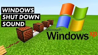 Windows Shut Down Sound in Minecraft pe | Note Block | Tutorial