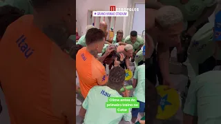 Com festa no vestiário, Seleção faz primeiro treino no Catar; veja vídeo