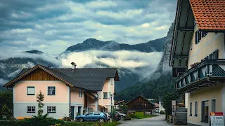 4K Italy Molveno Like City Andalo Lago di Molveno Campanile Basso Cima Tosa Street Walk Alps View 2