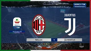 Serie A 2018-19, g12, AC Milan - Juventus