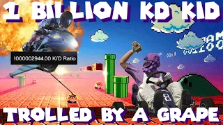 Trolling 1 Billion KD kid with the Grape Kart | GTA Online