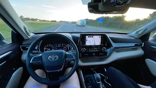 2021 Toyota Highlander Drives Itself! Self-Driving Hands Free Test #Toyota #selfdriving