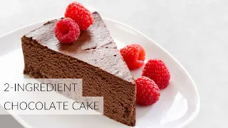 2-Ingredient Chocolate Cake in 5 Minutes | No Dairy, No Added Sugar