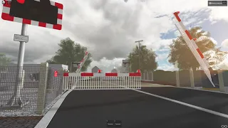 Clayford Area Level Crossing Roblox CCTV and Pov view of raising and lowering!