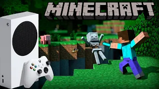 MINECRAFT НА XBOX SERIES S GAMEPLAY 60 FPS