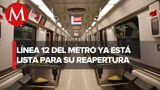 Metro CdMx anuncia etapa final de pruebas de L12; inicia cuenta regresiva para reapertura