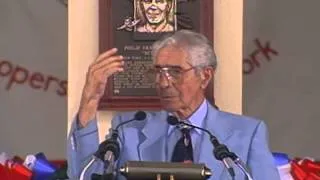 Phil Rizzuto 1994 Hall of Fame Induction Speech