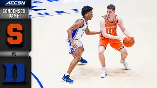 Syracuse vs. Duke Condensed Game | 2020-21 ACC Men's Basketball