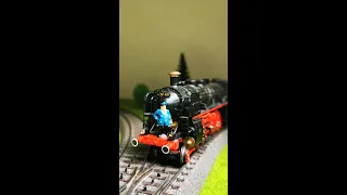 Dampflok bei mir auf der Anlage zu gast 😁👍 Märklin H0