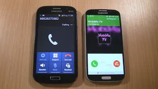 Incoming + Outgoing call at the Same Time 2 Samsung Galaxy S4 BLACK & Grand Neo