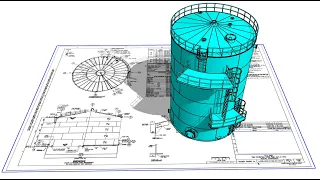 How to mark roof plates. API 650 Storage tank study from basic series 2. TUTORIAL