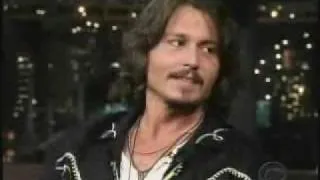 Johnny Depp at Late Show part 1