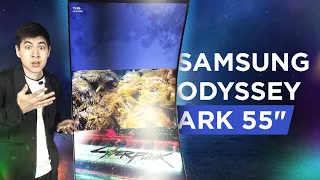 Монитор Samsung Odyssey Ark S55BG970NI | Жан-Жақ Обзор | 55-дюймдік алып монитор