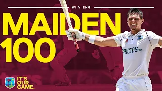 First Test Hundred! | Joshua Da Silva Scores 100 Not Out Against England | West Indies v England