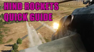 Mi-24 Hind Rockets Quick Tutorial | DCS Unguided Weapon short guide in Cyprus
