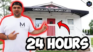 I Spent 24 Hours At @cardcollector2 MASSIVE Card Shop 🔥