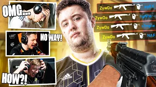 PRO PLAYERS REACTING TO ZYWOO's INSANE PLAYS!